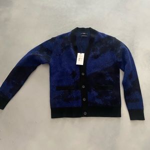 Blue and black seven for all mankind sweater